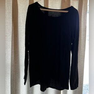 THREE thin long sleeve Lululemon shirts (size 12 but run big)